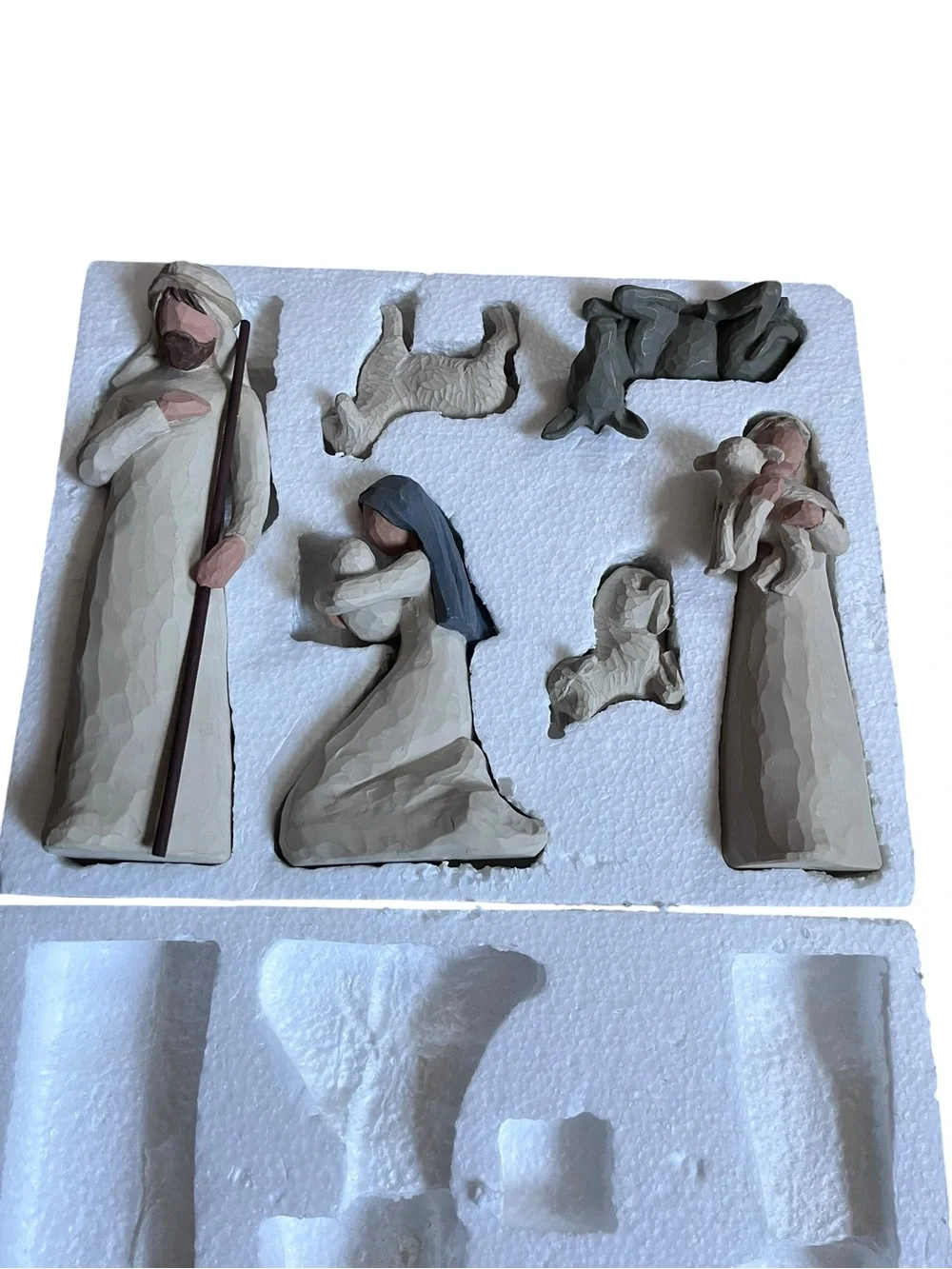 Willow Tree 6 Piece Nativity Set Hand Painted Figurines #26005 Demdaco Christmas